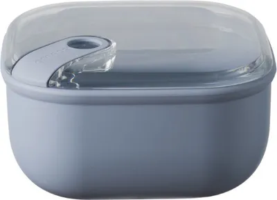 Produktbild von Lunchbox, quadratisch, blau, 1 L - Omada | Pull Box
