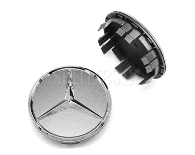 Obrázek produktu pro Středová krytka alu kola Ø 65/75mm, Mercedes A00040038007756 grafit, chrom