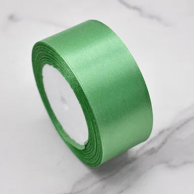 Immagine prodotto di Nastro decorativo, 40 mm x 22,8 m, fatto a mano, verde, per matrimoni, fai da te, nastro a rose, tovaglia, decorazione