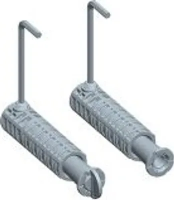 Produktbild von VITRA 310893YP1TE Montageset V-Fit Ersatzteil Wand-WC