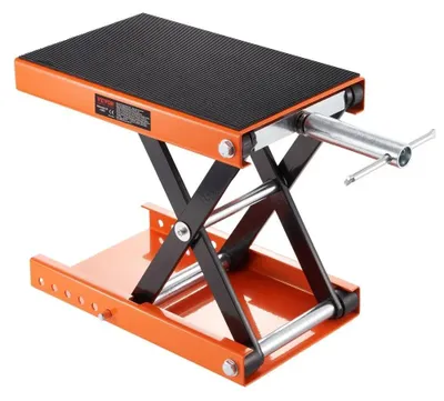 Produktbild von Motorradheber - Scherenheber - 500 kg Tragkraft - Breite Plattform - Sicherheitsstift - Stahlkonstruktion