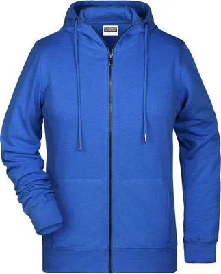 Produktbild von Sweat-Jacke mit Kapuze und Reißverschluss royal-heather, Gr. M