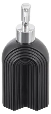 Obrázok produktu pre Dávkovač mydla – sklenený – 320 ml – čierny