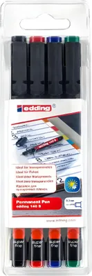 Produktbild von Sada permanentných popisovačov edding 140 S/4S