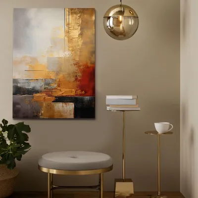 Produktbild von Wallity, KNV10097 - 5070, Dekoratives Leinwandgemälde, Mehrfarbig, Leinwand, 50 x 70 cm