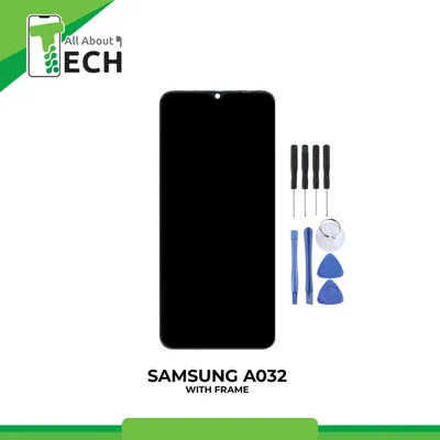 Produktbild von Original OEM für Samsung Galaxy A03 Core A032 LCD Display Touchscreen mit Rahmen