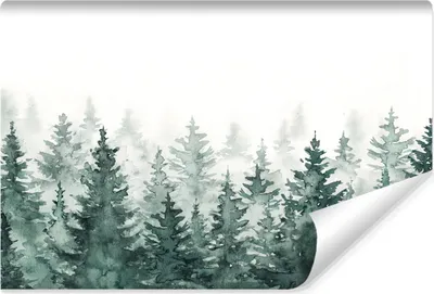 Produktbild von Muralo Vlies Fototapete für Esszimmer Aquarell BÄUME Pflanzen Beton Abstraktion Br. 405cm x Hö. 270cm