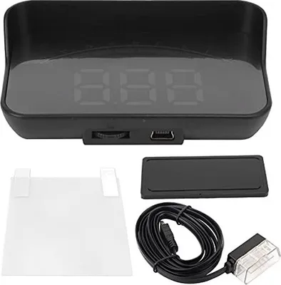 Produktbild von HUD -Anzeige Car OBD Digitaler Kopf -Up -Tachometer Überdrehzahl Warnwarnwindescheibengeschwindigkeitsprojektor