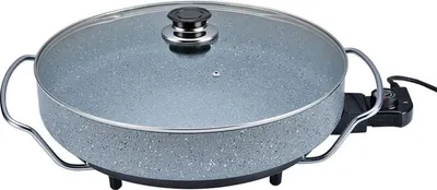 Produktbild von Elektrische Pfanne Ø 42/9cm Pizzapfanne Partypfanne Elektropfanne Bratpfanne