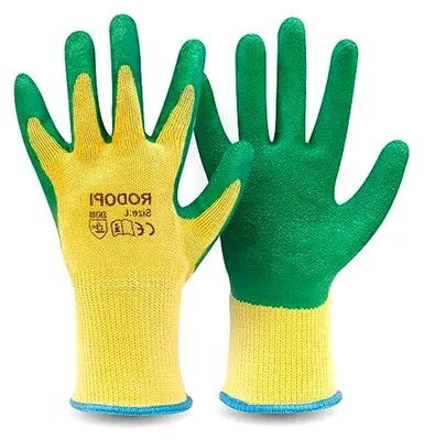 Produktbild von GreenFox Gartenhandschuhe für Damen und Herren - dornenfeste Arbeitshandschuhe für die Gartenarbeit
