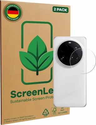 Produktbild von 2x ScreenLeaf Schutzfolie für Xiaomi 15 Ultra (NUR Kameraschutz) Displayschutz Display Schutz Folie Klar Transparent