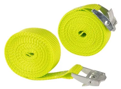 Image de Lot de 2 sangles d'arrimage pour sécuriser le chargement, 2,5 m — Carmotion