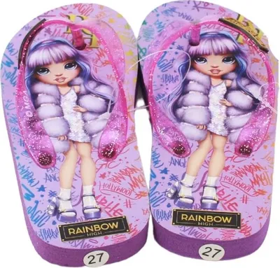 Produktbild von Rainbow High Lila Flip Flops 26