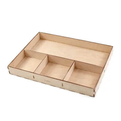 Obrázok produktu pre Drevený zásobník 4 bunky