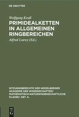 Produktbild von Primidealketten in allgemeinen Ringbereichen