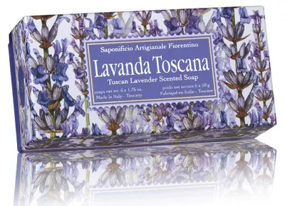 Produktbild von Saponificio Artigianale Fiorentino Toscana Lavendel Seife 6x 50 g