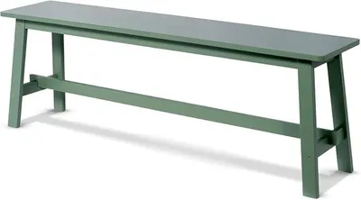 Imagen del producto de Banco de madera, banco para sentarse, banco para pasillo, banco para vestíbulo, banco para zapatos, dimensiones: 140 x 45 x 29 cm