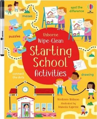 Imagen del producto de Wipe-Clean Starting School Activities