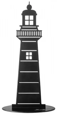 Produktbild von Fink Dekofigur Leuchtturm Lighthouse Schwarz
