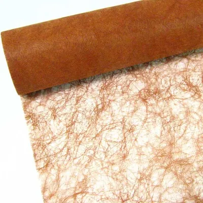 Produktbild von 25m Sizoflor ® Original Tischband Tischläufer Tischdeko Faserseide 30cm / 300mm, Farbe:braun