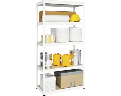 Obrázok produktu pre Kovový regál Kovona Futur 1800x900x450 mm 5 políc biely