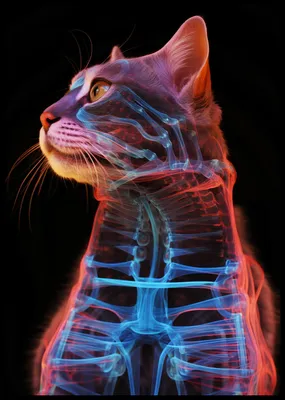 Produktbild von Plakat 59,4x84,1cm Anatomie der Katze
