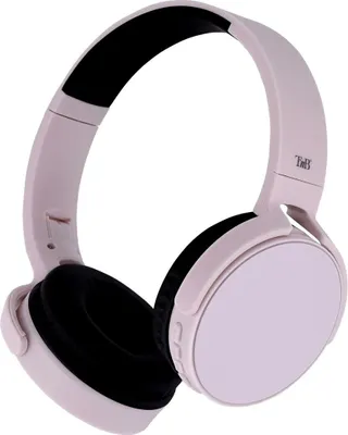 Image de T'nB - Casque sans fil Bluetooth 5.0, modèle unique 2, 8 heures d'écoute. Réglable, Prise jack, Confortable, Microphone et commandes intégrés, Pour le sport et l'entraînement, Couleur rose