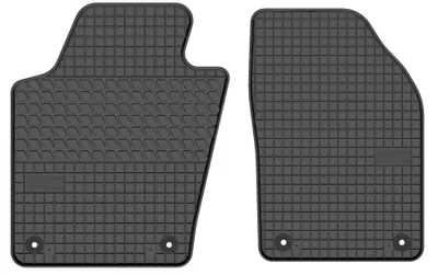 Productafbeelding van Rubberen voormatten voor Skoda Fabia III 2014-2021 (hatchback/stationwagen) – 2-delig, zwart, op maat