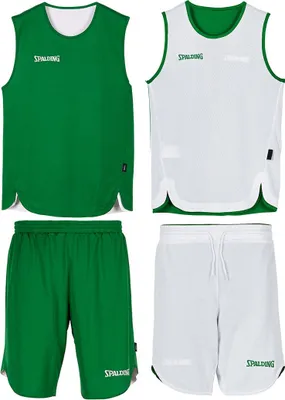 Image de Set de basketball SPALDING Doubleface enfants lagune/blanc M