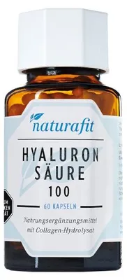 Zdjęcie produktu dla naturafit Kwas hialuronowy 100 kapsułek, 60 kapsułek