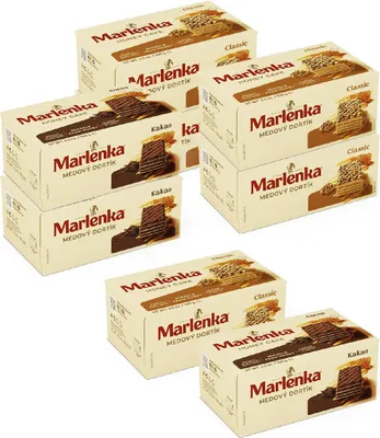 Productafbeelding van MARLENKA® Actie: 6+2 honingkoekjes - mix, 8 x 100 gram