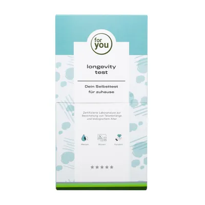 Produktbild von for you longevity test - Selbsttest für zuhause