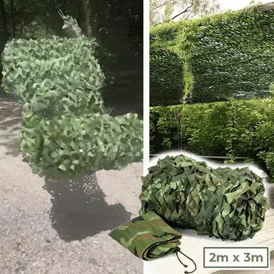 Tarnnetz, 2 Stück (1 + 1), Jagd und Tierfotografie als Sichtschutz - Camo