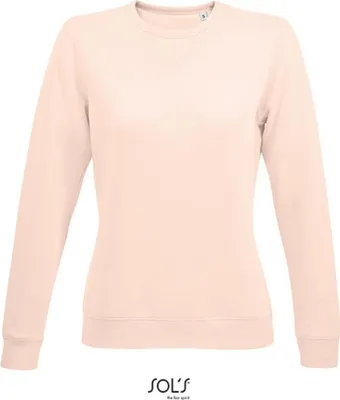 Produktbild von SOLs 03104 | Damen Sweat WomenŽs Round Neck Sweatshirt Sully - Farbe: Creamy Pink - Größe: XS