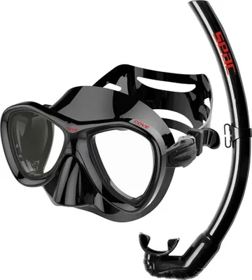 Produktbild von Seacsub Cove Bis Schnorchelset Schwarz Schwarz One Size