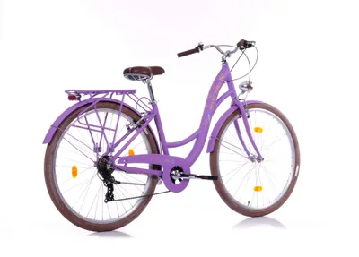 Produktbild von Cityrad Bella 2 – 28 Zoll Damen Hollandrad mit Shimano 7-Gang - Lila