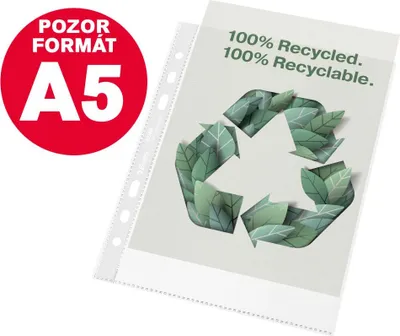 Produktbild von Esselte 627495 Klarsichthülle 150 x 210 mm (A5) Polypropylen (PP)