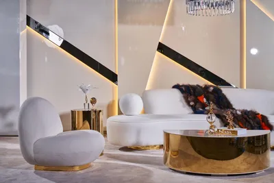 Produktbild von Luxus Dreisitzer Sofa 3 Sitzer Sofas Sitz Design Möbel Couchen weiß