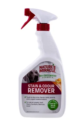 Produktbild von NATURE'S MIRACLE Flecken-&Geruchsentferner Hund Melone - Spray zum Reinigen und Entfernen von Schmutz - 946 ml