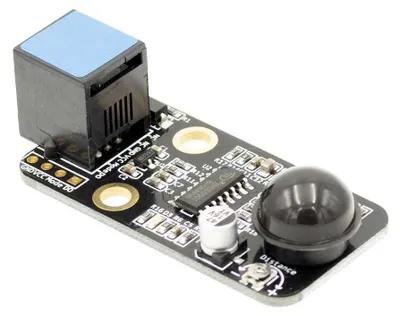 Produktbild von Makeblock PIR-Bewegungssensor V1, Reichweite bis 6 m, Erkennungswinkel 120°, RJ25, 5 V