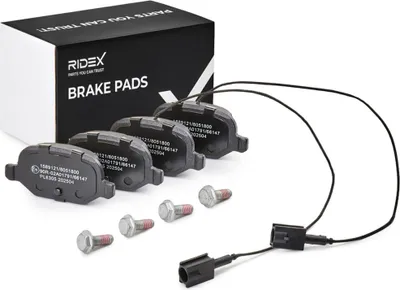 Produktbild von RIDEX 402B0716 Bremsbeläge Satz Hinten für FIAT PANDA (169) 500 (312) 500 C (312) PUNTO (188) für ABARTH 500 / 595 / 695 Schrägheck (312)