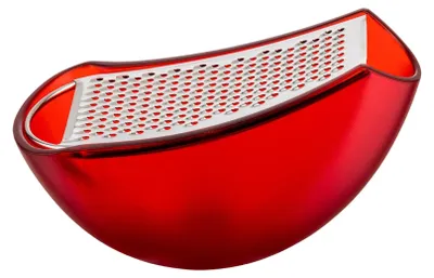 Immagine prodotto di Alessi Parmenide, grattugia con contenitore per formaggio, colore rosso