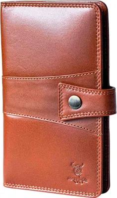 Produktbild von MATADOR Reisepass Leder Etui Hülle Organizer Handyfach Braun