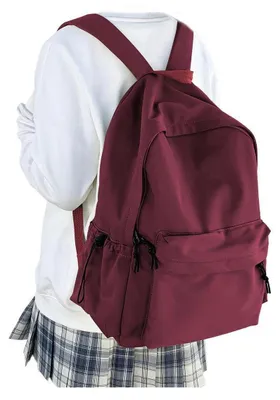 Image de Sac à dos pour femmes et filles, 14 pouces, compartiment pour ordinateur portable, imperméable, couleur rouge