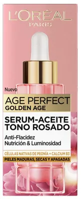 Produktbild von L'Oréal Paris - Straffendes Öl-Serum Rosa Ton Age Perfect Golden Age