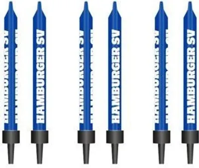 Produktbild von Hamburger SV HSV Geburtstagskerzen 10er Set