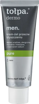 Zdjęcie produktu dla Tołpa Dermo Men Pure Lekki krem-żel przeciw błyszczeniu, 40 ml