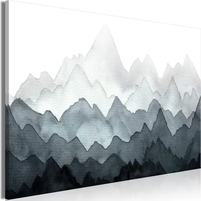 Produktbild von Wandbilder Gebirge Landschaft 120x80 cm 1 tlg – Wanddeko Schlafzimmer, Bilder Wohnzimmer, Moderne Leinwandbilder c-C-0461-b-a