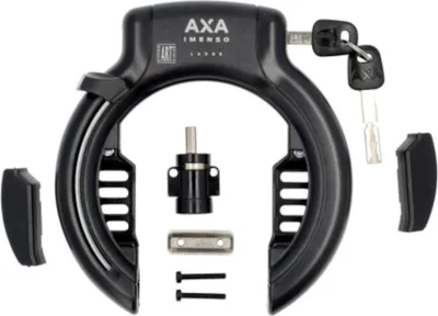 Produktbild von AXA Rahmenschloss Imenso Large 75mm + AXA Akkuschloss für Bosch 3 InTube Akkus