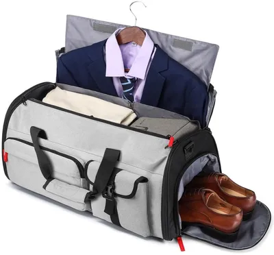 Dailygoods- Paktas 3-in-1 große Kleidertasche - Reisetasche mit Rollen